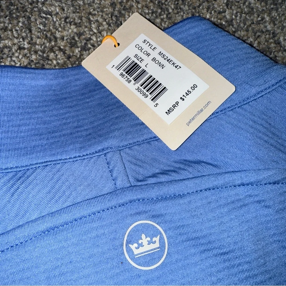 Peter Millar Beaumont Performance Vest, Bonnet Blue, Sz Large - NWT MSRP $145 - Picture 10 of 10